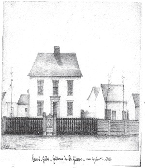 Les premières traces de l’existence de cette demeure remontent vers 1830